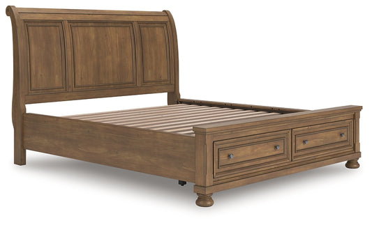 Feddinger California King Storage Sleigh Bed