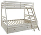 Ashley Express - Robbinsdale Twin over Full Bunk Bed with Storage