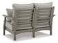 Ashley Express - Visola Outdoor Loveseat with Coffee Table