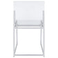 Adino Acrylic Dining Side Chair Chrome (Set of 2)