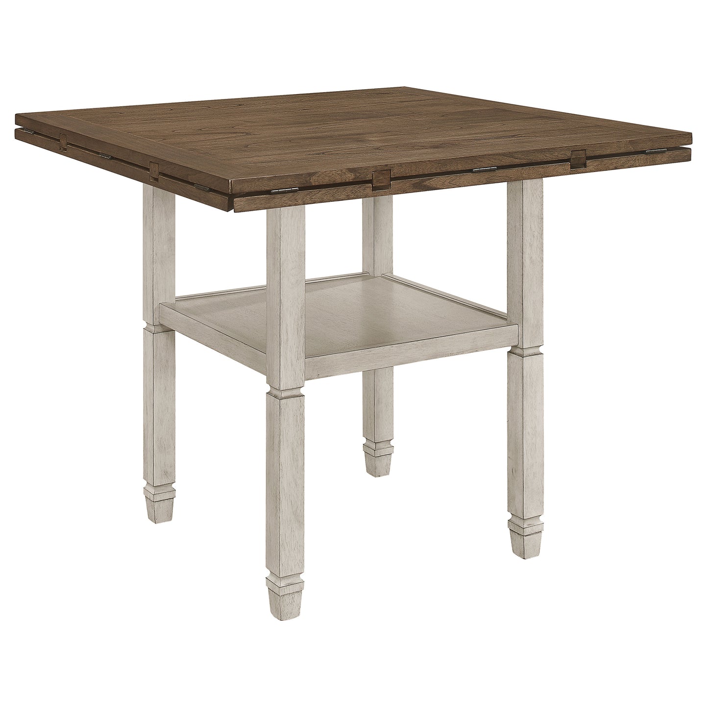 Sarasota 60-inch Extension Counter Dining Table Rustic Cream