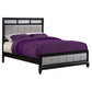 Barzini 4-piece Eastern King Bedroom Set Black