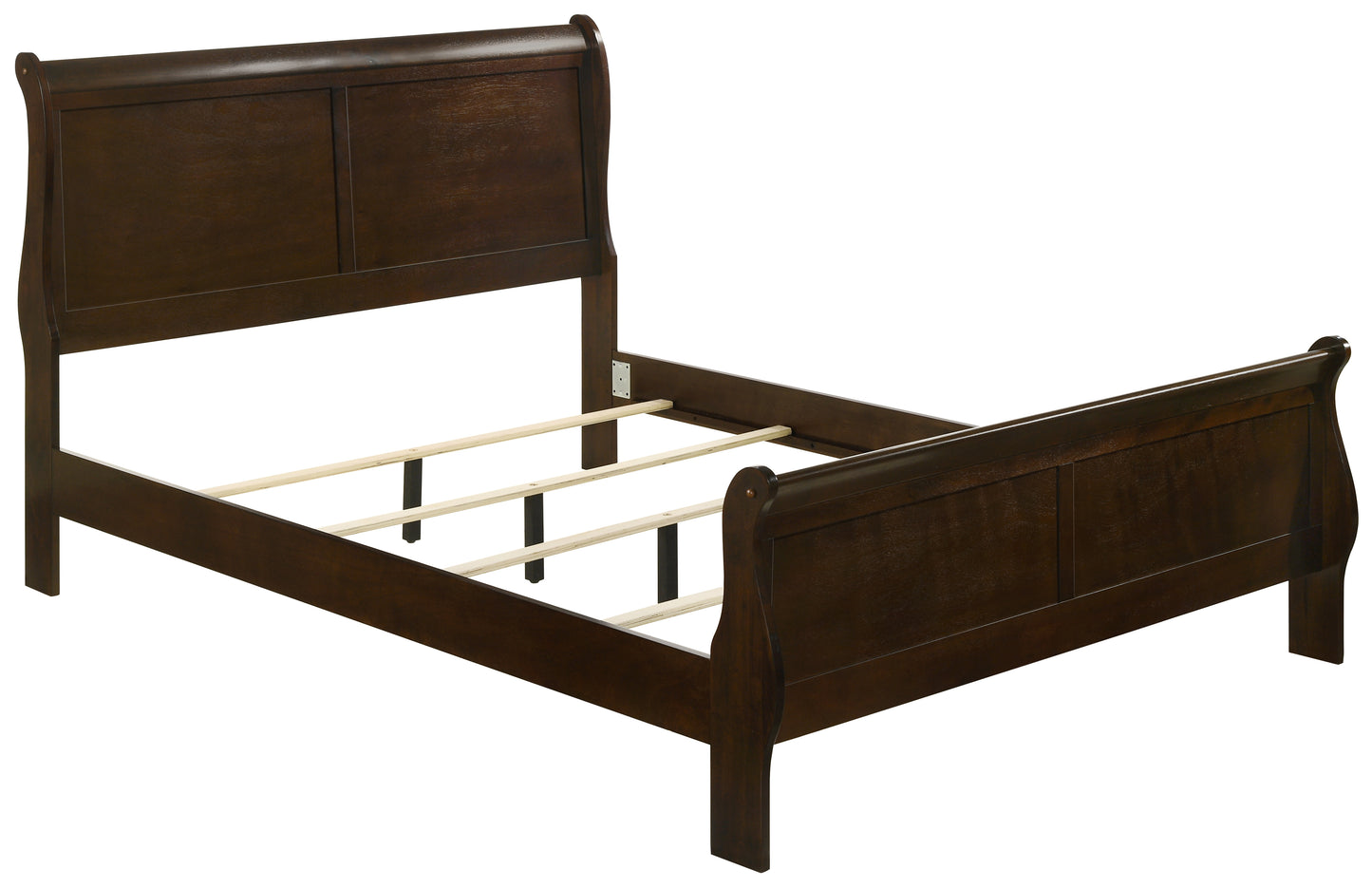 Louis Philippe 4-piece Eastern King Bedroom Set Cappuccino