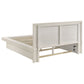 Jessica 6-piece Eastern King LED Bedroom Set Cream White