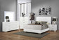 Felicity 5-piece California King Bedroom Set White Gloss