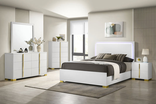 Marceline 5-piece Full Bedroom Set White