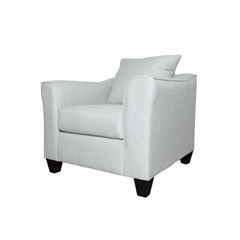 Salizar Upholstered Flared Arm Accent Chair Sand