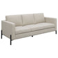 Tilly 2-piece Upholstered Track Arm Sofa Set Oatmeal