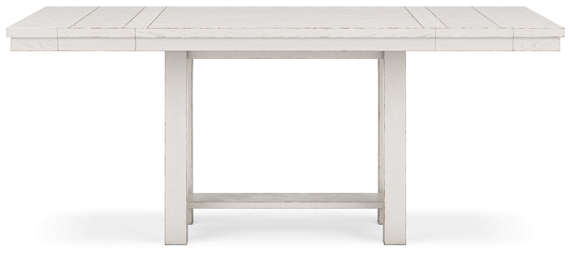 Robbinsdale Counter Height Dining Table and 8 Barstools