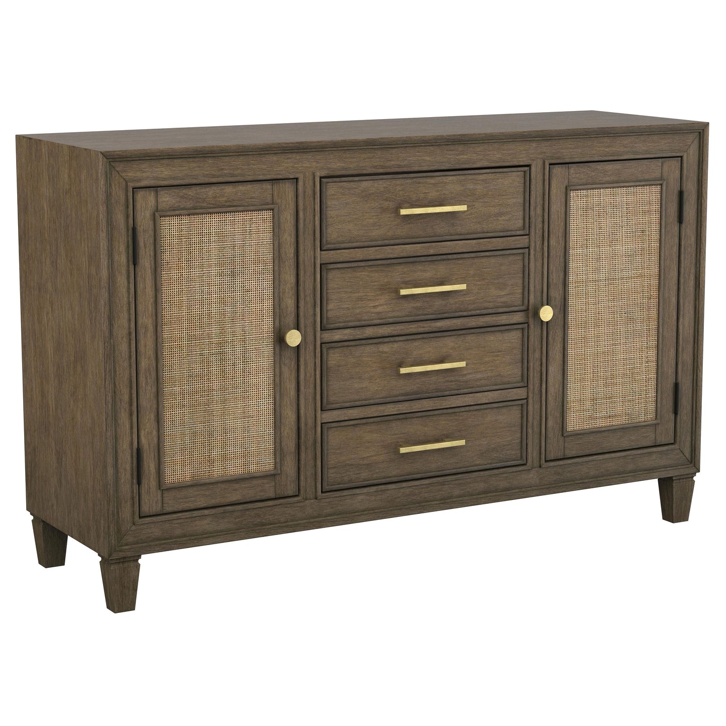 Matisse 4-drawer Sideboard Buffet Cabinet Light Brown