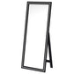 Windrose 28 x 67 Inch Tempered LED Standing Mirror Black