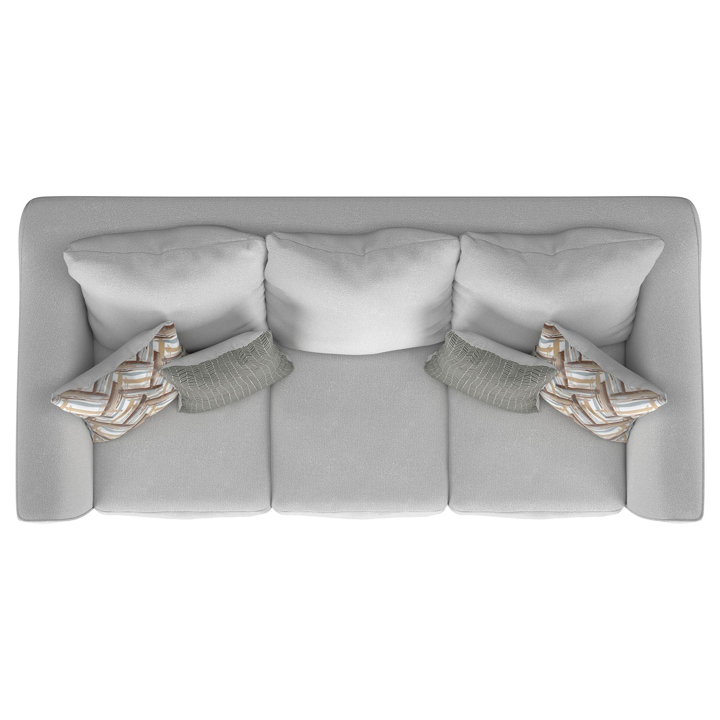 Salizar 3-piece Upholstered Flared Arm Sofa Set Sand