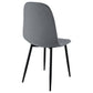 Dennison Upholstered Dining Side Chair Grey (Set of 4)