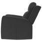 Brentwood Upholstered Recliner Chair Dark Charcoal