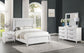 Marielle 4-piece Eastern King Bedroom Set Distressed White