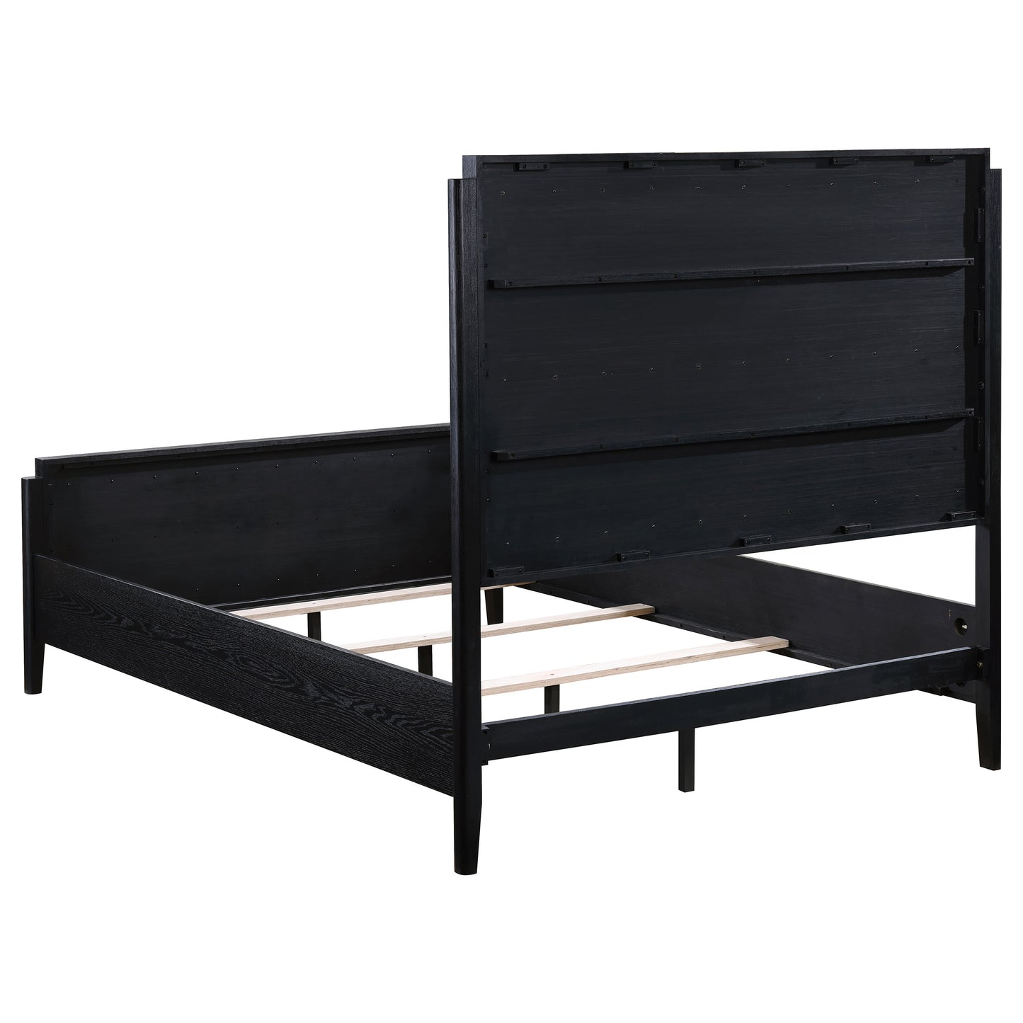 Brookmead 60-inch Upholstered California King Bed Black