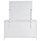 Marielle 6-drawer Dresser with Mirror Distressed White