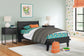 Ashley Express - Socalle Twin Platform Bed with Dresser, Chest and Nightstand