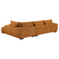 Camacho Upholstered Chaise Sectional Sofa Orange