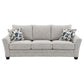 Tomkins Boucle Upholstered Sofa Light Grey