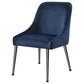 Mayette Upholstered Dining Side Chair Blue (Set of 2)