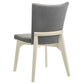 Biloxi Upholstered Dining Side Chair Grey (Set of 2)