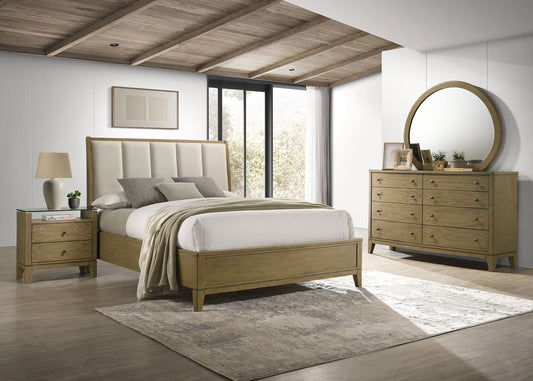 Granada 4-piece Eastern King Bedroom Set Natural Pine