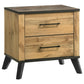 Kaywood 2-drawer Nightstand Bedside Table Natural Pine