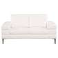 Jessel 3-piece Chenille Upholstered Sofa Set Ivory