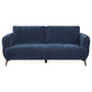 Lively 3-piece Chenille Upholstered Sofa Set Blue