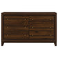 Welsley 6-drawer Dresser Cabinet Walnut