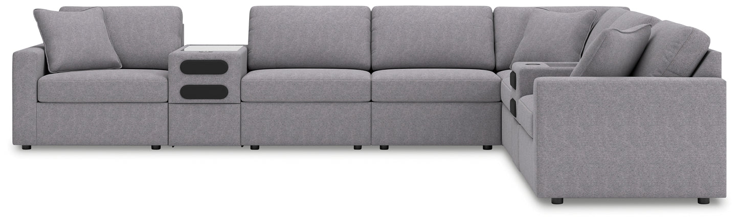 Modmax 8-Piece Sectional with Audio Consoles