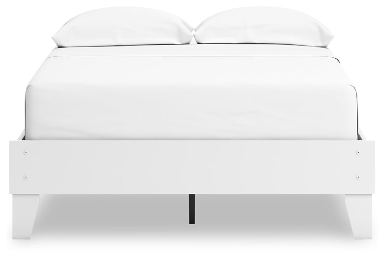 Ashley Express - Hallityn Full Platform Bed with Dresser and Nightstand