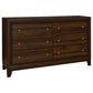 Welsley 4-piece California King Bedroom Set Walnut