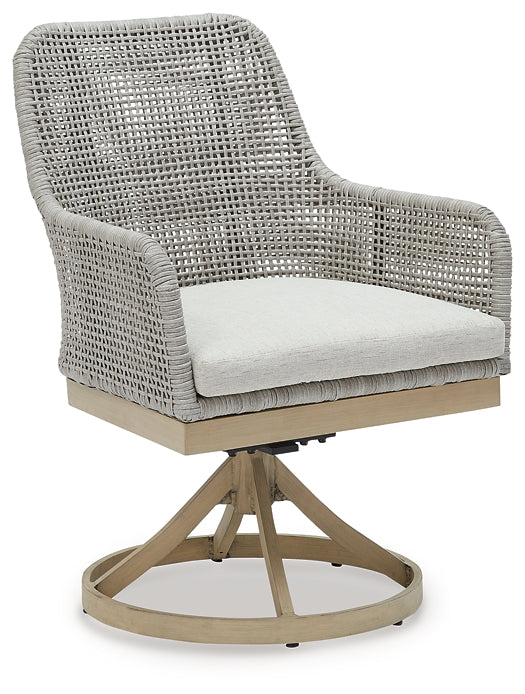 Ashley Express - Seton Creek 2 Outdoor Chairs with End Table