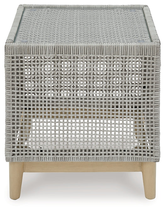 Ashley Express - Seton Creek 2 Outdoor Chairs with End Table