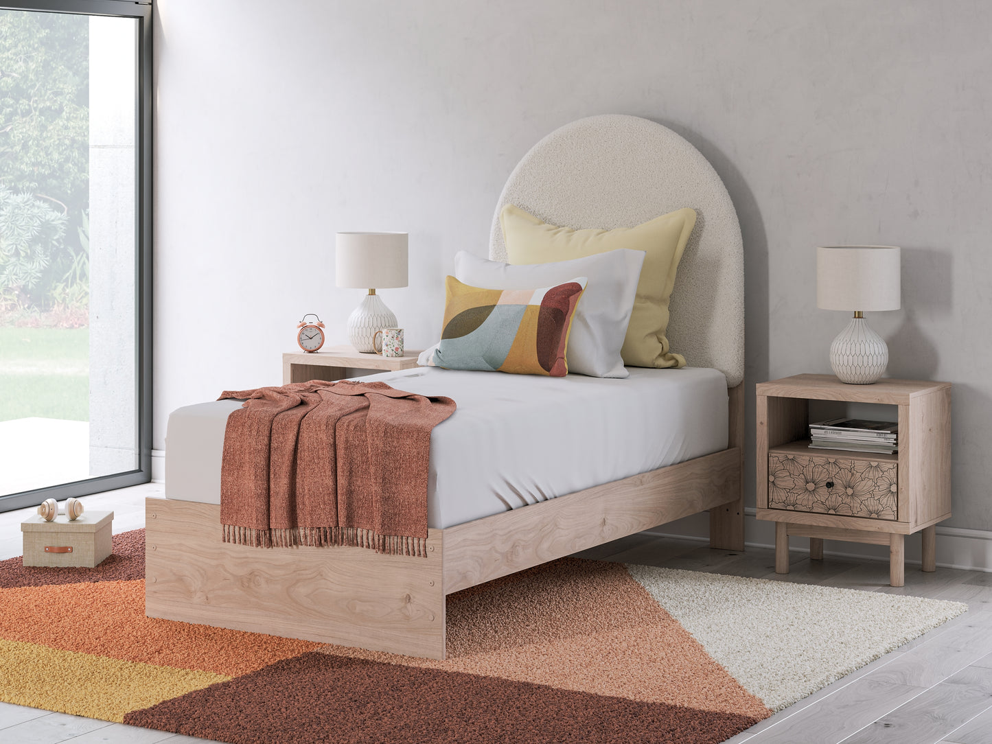 Ashley Express - Arloster Twin Upholstered Panel Bed