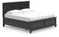 Lanolee King Panel Storage Bed