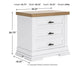 Ashbryn King Panel Storage Bed with Mirrored Dresser and Nightstand
