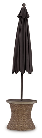 Ashley Express - Laguna Heights Round End Table w/UMB OPT