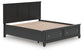 Lanolee California King Panel Storage Bed, Dresser, Mirror and Nightstand