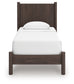 Pamytta Twin Panel Platform Bed, Dresser and Mirror