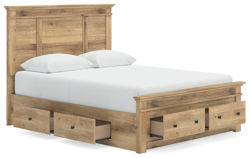 Makidern Queen Panel Storage Bed