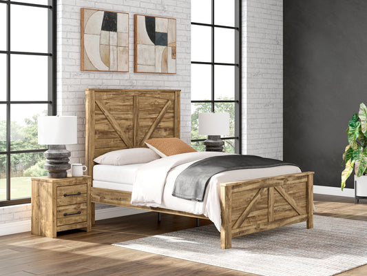 Ashley Express - Maystonna Queen Crossbuck Panel Bed