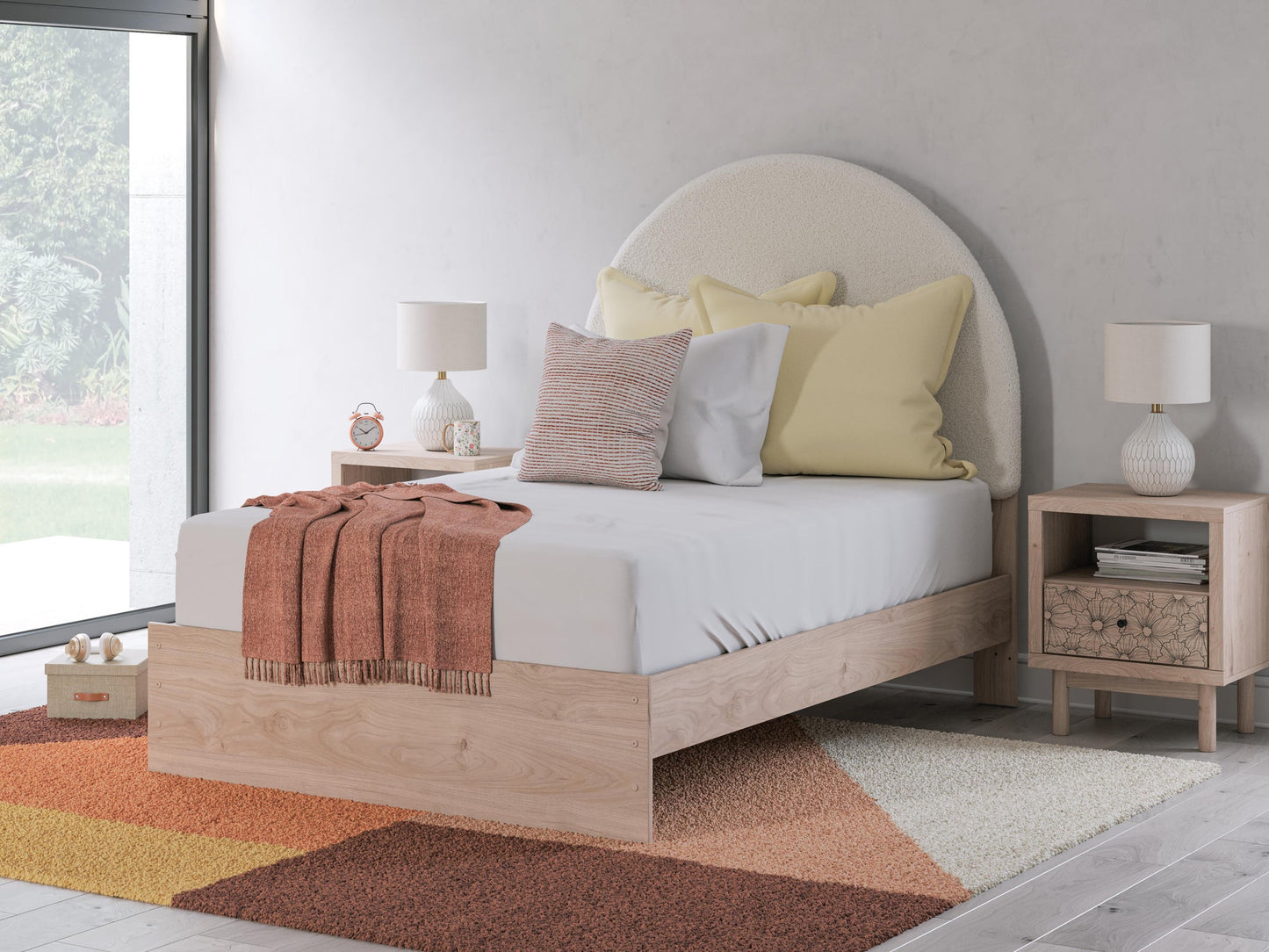 Ashley Express - Arloster Full Upholstered Panel Bed