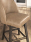 Ashley Express - Neymorton UPH Swivel Barstool (2/CN)