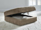 Camellia-Court Ottoman With Storage