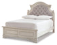 Realyn Full Panel Bed with Mirrored Dresser, Chest and Nightstand