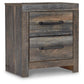 Drystan Queen Panel Headboard Bed with Mirrored Dresser, Chest and Nightstand