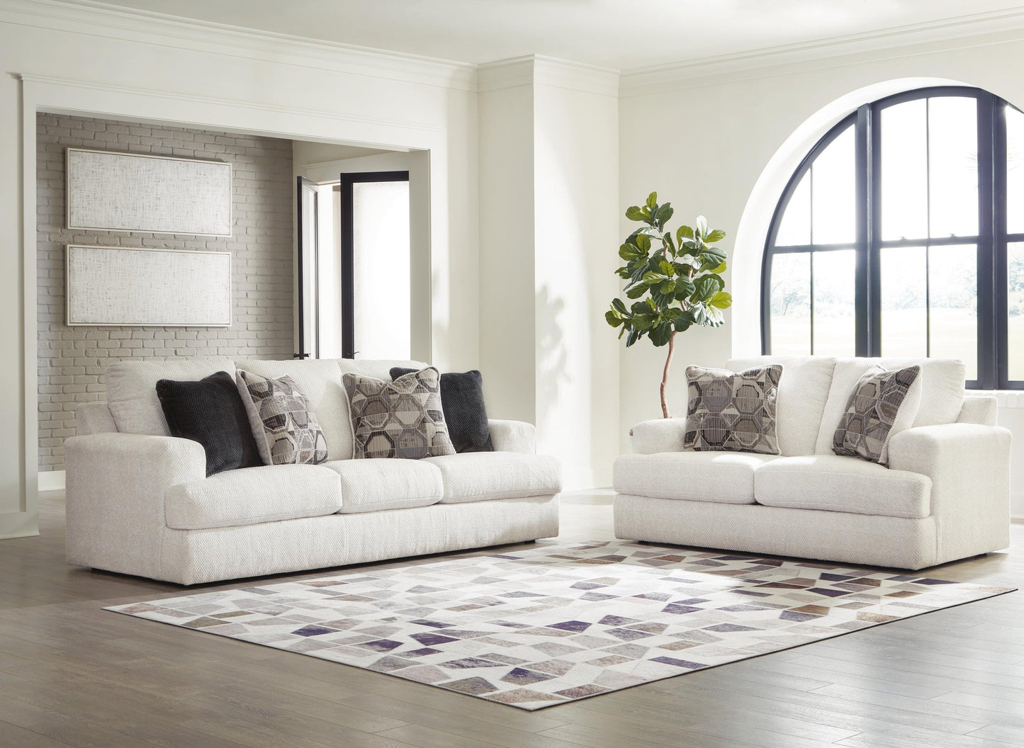 Karinne Sofa and Loveseat